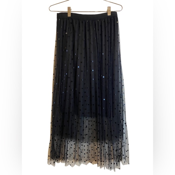 EDEN IN LOVE Polk A Dot Tulle Skirt Size M/L - Picture 1 of 5